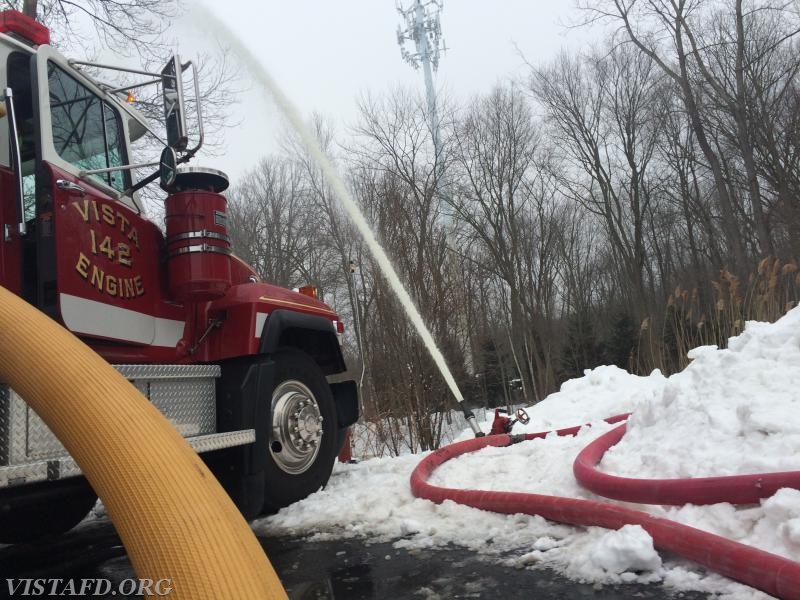 Engine 142 during MPO training - 2/8/15